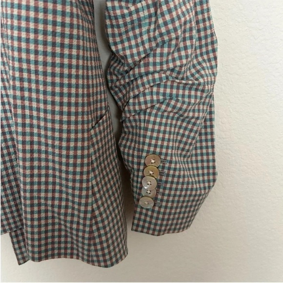 Veronica Beard Cosette Dickey Jacket Blazer Gingham Seersucker - Picture 6 of 11